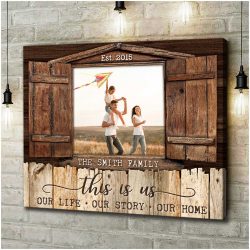 Custom Canvas Prints Personalized Photo Gifts Family Photo Window This Is Us