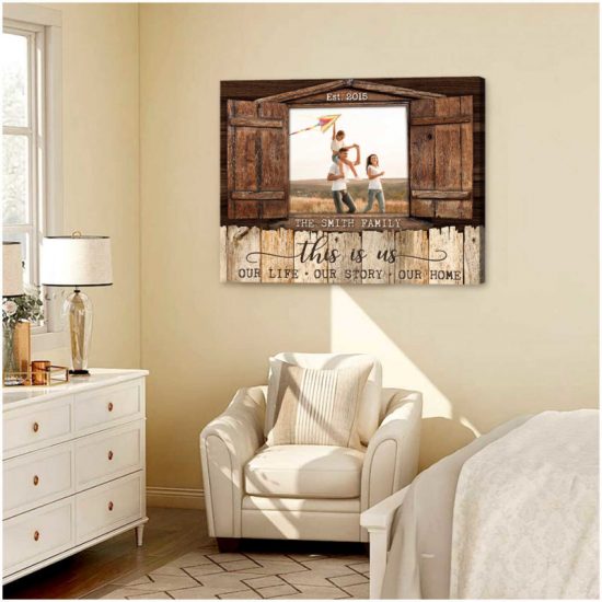 Custom Canvas Prints Personalized Photo Gifts Family Photo Window This Is Us 7