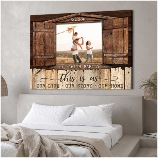 Custom Canvas Prints Personalized Photo Gifts Family Photo Window This Is Us 9