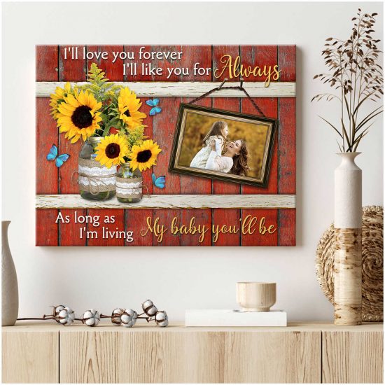 Custom Canvas Prints Personalized Photo Gifts Gift For Daughter My Baby 2