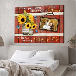 Custom Canvas Prints Personalized Photo Gifts Gift For Daughter My Baby