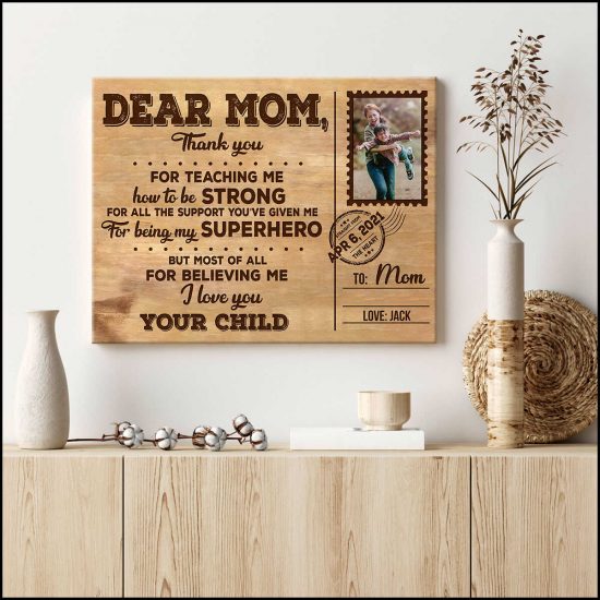 Custom Canvas Prints Personalized Photo Gifts Gift For Mom 2