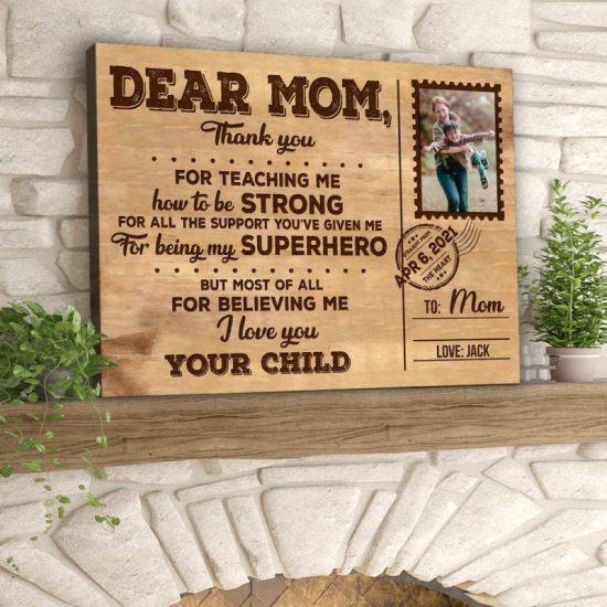 Custom Canvas Prints Personalized Photo Gifts Gift For Mom 6