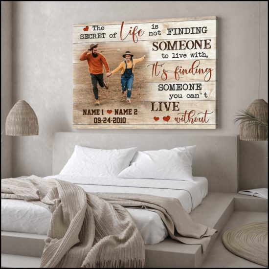 Custom Canvas Prints Personalized Photo Gifts ItS Finding Someone You CanT Live Without 9