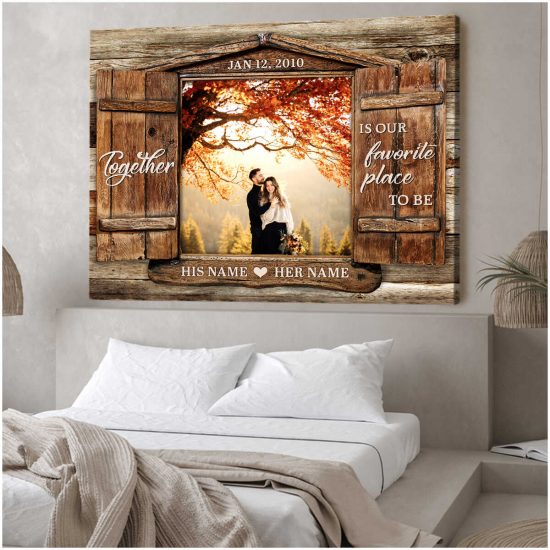 Custom Canvas Prints Wedding Anniversary Gifts Birthday Gifts Personalized Gifts Together 1