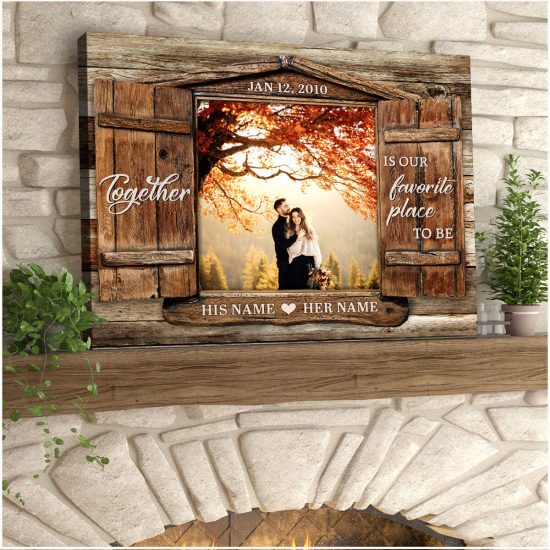 Custom Canvas Prints Wedding Anniversary Gifts Birthday Gifts Personalized Gifts Together 2