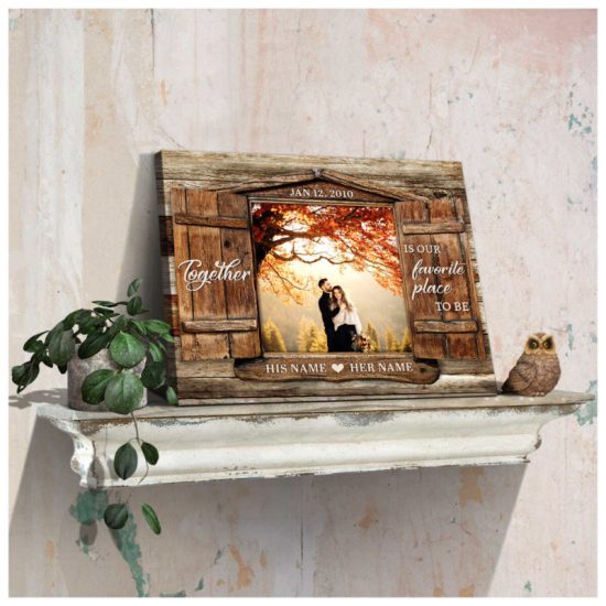 Custom Canvas Prints Wedding Anniversary Gifts Birthday Gifts Personalized Gifts Together 4