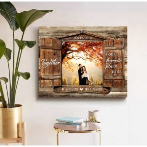 Custom Canvas Prints Wedding Anniversary Gifts Birthday Gifts Personalized Gifts Together 5