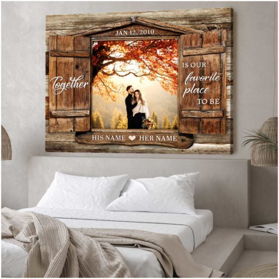 Custom Canvas Prints Wedding Anniversary Gifts Birthday Gifts Personalized Gifts Together 8