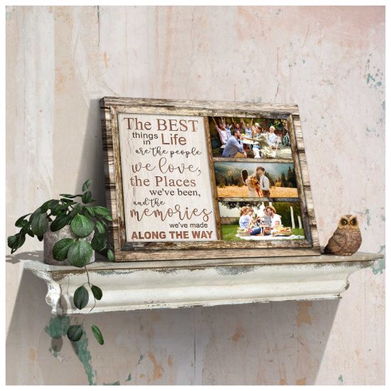 Custom Canvas Prints Wedding Anniversary Gifts Family Gifts Personalized Photo Gifts The Best Thing In Life 1