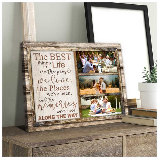 Custom Canvas Prints Wedding Anniversary Gifts Family Gifts Personalized Photo Gifts The Best Thing In Life 2