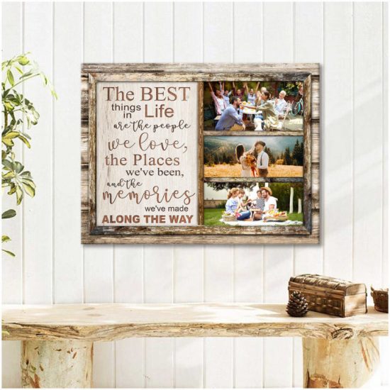 Custom Canvas Prints Wedding Anniversary Gifts Family Gifts Personalized Photo Gifts The Best Thing In Life 5