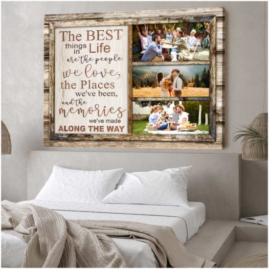 Custom Canvas Prints Wedding Anniversary Gifts Family Gifts Personalized Photo Gifts The Best Thing In Life 8