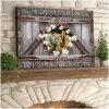 Custom Canvas Prints Wedding Anniversary Gifts Personalized Photo Gifts Farmhouse Barn Door Wooden Window Shutters A Thousand Years