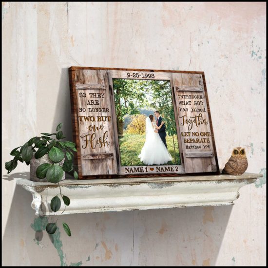 Custom Canvas Prints Wedding Anniversary Gifts Personalized Photo Gifts Farmhouse Window So They Are No Longer 2