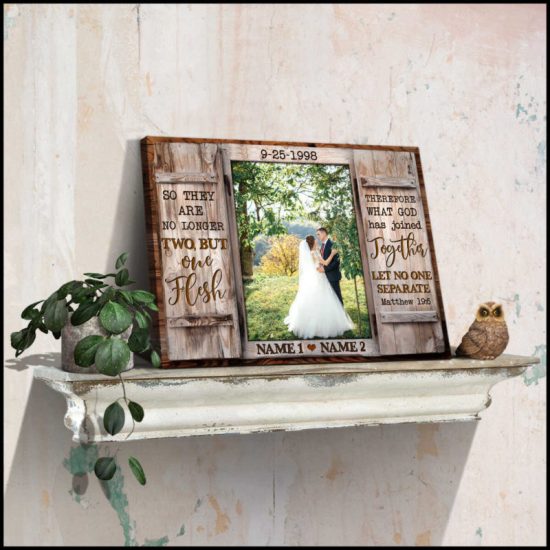 Custom Canvas Prints Wedding Anniversary Gifts Personalized Photo Gifts Farmhouse Window So They Are No Longer 4