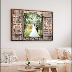 Custom Canvas Prints Wedding Anniversary Gifts Personalized Photo Gifts Farmhouse Window So They Are No Longer 7