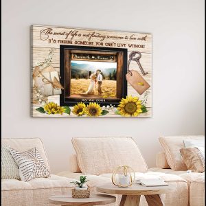 Custom Canvas Prints Wedding Anniversary Gifts Personalized Photo Gifts The Secret Of Life 1
