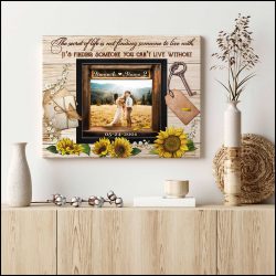 Custom Canvas Prints Wedding Anniversary Gifts Personalized Photo Gifts The Secret Of Life