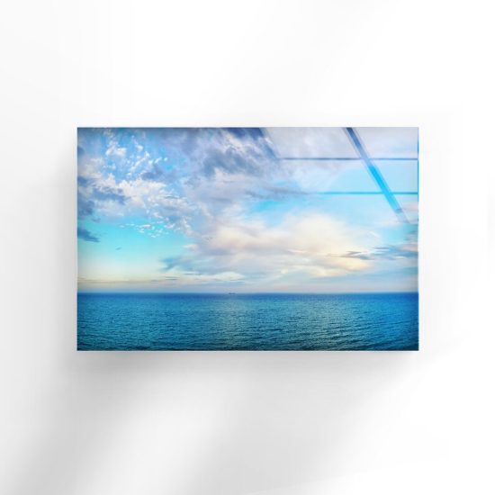 Abstract Art And Cool Wall Hanging Beautiful Seascape Panorama Glass Print 2