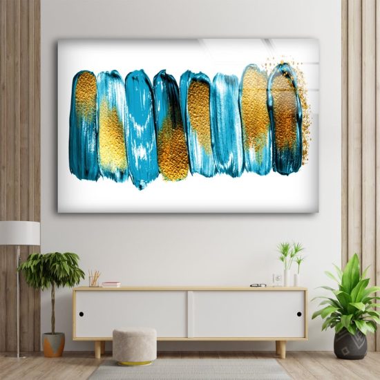 Abstract Glass Wall Art Glass Wall Decor Wall Hanging Tempered Glass Printing Wall Art Stained Window Wall Art 2