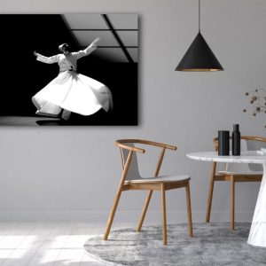 Dervish Wall Art Semazen Wall Art Rumi Wall Art Glass Print 2