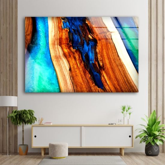 Epoxy Wall Hangings Abstract Wall Art Art Epoxy Decor Glass Print 1 1