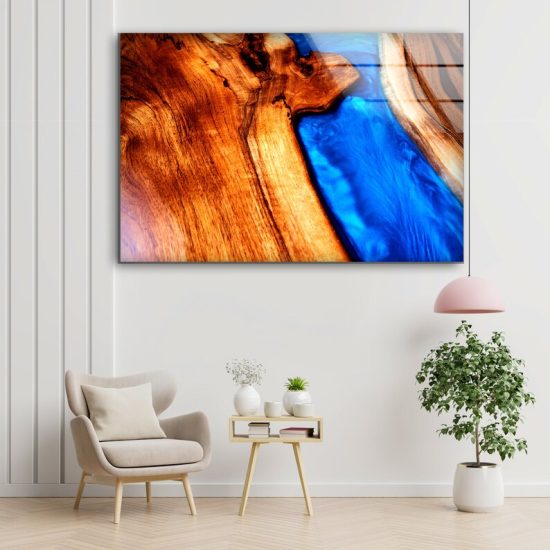 Epoxy Wall Hangings Abstract Wall Art Art Epoxy Decor Glass Print 1