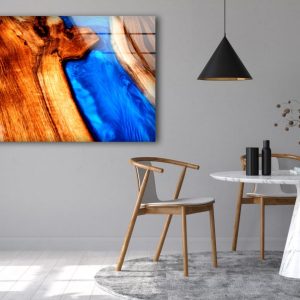 Epoxy Wall Hangings Abstract Wall Art Art Epoxy Decor Glass Print 2