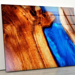 Epoxy Wall Hangings Abstract Wall Art Art Epoxy Decor Glass Print