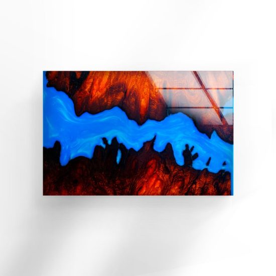 Epoxy Wall Hangings Abstract Wall Art Glass Print 2