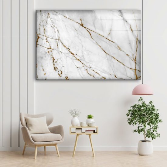 Fractal Wall Art Marble Wall Art Abstract Wall Art Glass Print 2
