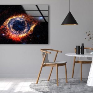 Galaxy Wall Art Space Wall Art Meteorite Wall Art Glass Print 2