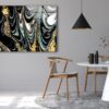 Glass Print Picture Wall Art For Home Wall Art Uv Printing Marble Wall Art Abstract Wall Art Fractal Wall Art