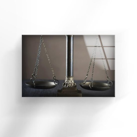 Glass Print Picture Wall Art For Restaurant Office Wall Art Uv Printing Law And Justice Concept Wall Art 2