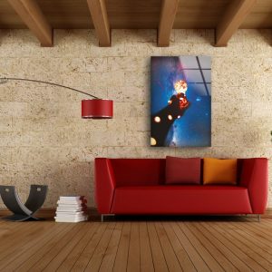 Glass Print Picture Wall Art For Restaurant Office Wall Art Wall Hanging Uv Printing Lamp Art Cool Art 2