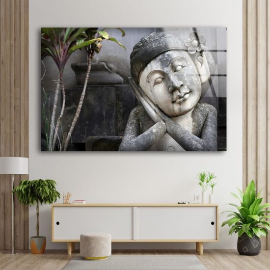 Glass Print Wall Arts For Big Wall Tempered Glass Printing Wall Art Mayan Statue Wall Art Hindu Statue Wall Art Buddha Statue Art 1