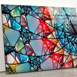 Glass Print Wall Arts For Big Walls Office Decor Tempered Glass Printing Wall Art Mosaic Wall Art Stained Glass Wall Art 1