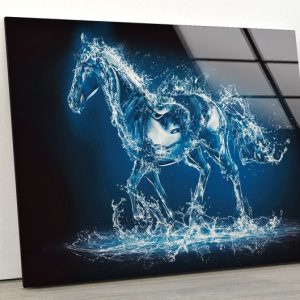 Glass Print Wall Arts For Big Walls Office Decor Tempered Glass Printing Wall Art Wall Hanging Horse Cool Art