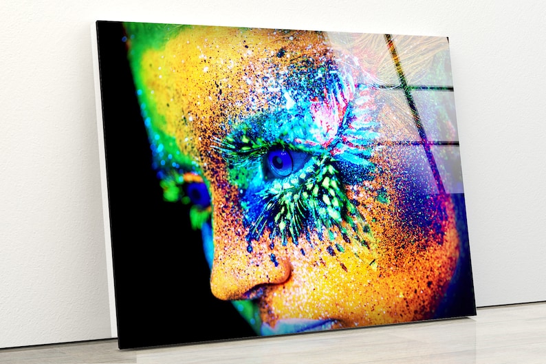 Glass-Print-Wall-Arts-For-Big-Walls-Office-Decor-Tempered-Glass-Printing-Wall-Art-Wall-Hanging-Neon-Woman-Face-Art Glass Print Wall Arts For Big Walls Office Decor Tempered Glass Printing Wall Art Wall Hanging Neon Woman Face Art