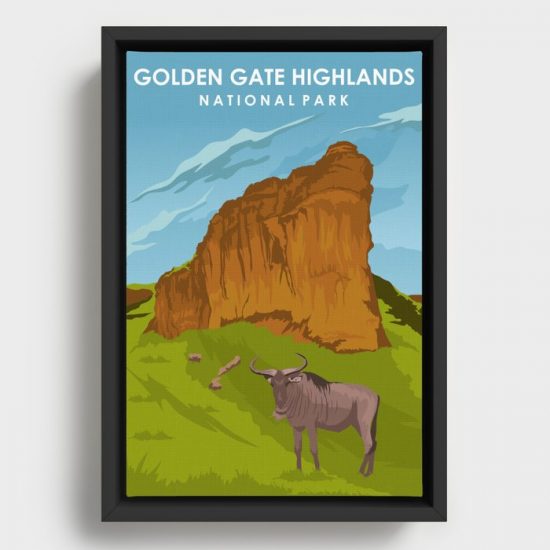 Golden Gate Highlands National Park South Africa Canvas Print Wall Art Decor 1