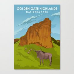 Golden Gate Highlands National Park South Africa Canvas Print - Wall Art Decor