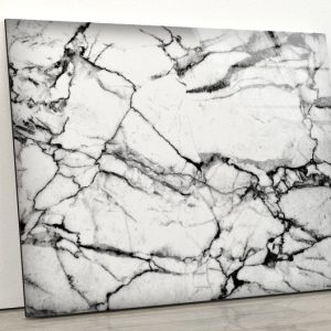 Granite Wall Hangings White Marble Wall Art Abstract Wall Art Onyx Art Glass Print 1