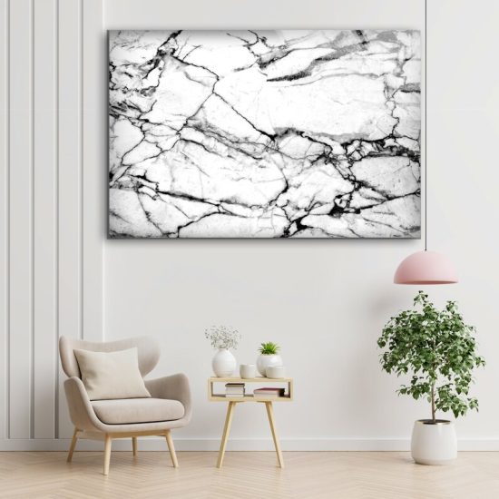 Granite Wall Hangings White Marble Wall Art Abstract Wall Art Onyx Art Glass Print 2