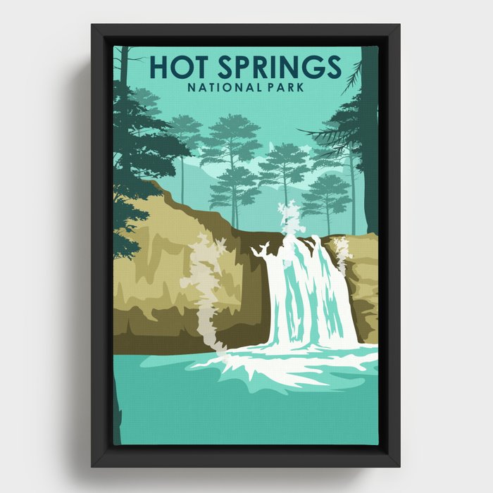 Hot-Springs-National-Park-Travel-Poster-Canvas-Print-Wall-Art-Decor-1 Hot Springs National Park Travel Poster Canvas Print Wall Art Decor 1