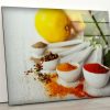 Kitchen Wall Art Spoon Spices Wall Art Kitchen Wall Decor Food Glass Wall Art