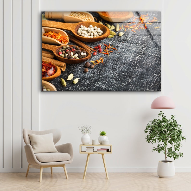Kitchen-Wall-Art-Spoon-Spices-Wall-Art-Kitchen-Wall-Decor-Food-Glass-Wall-Art-Kitchen-Decor-1 Kitchen Wall Art Spoon Spices Wall Art Kitchen Wall Decor Food Glass Wall Art Kitchen Decor 1