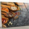 Kitchen Wall Art Spoon Spices Wall Art Kitchen Wall Decor Food Glass Wall Art Kitchen Decor