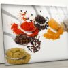 Kitchen Wall Art Spoon Spices Wall Art Kitchen Wall Decor Food Glass Wall Art Valentines
