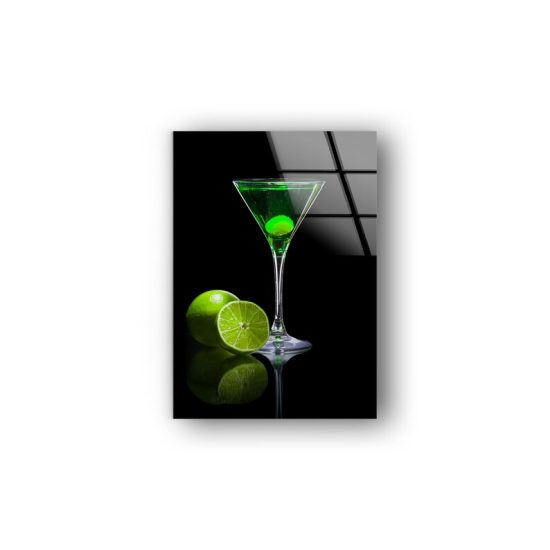 Lime Cocktail Wall Art Lemon Drink Wall Art Kitchen Wall Art Glass Print 2